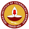 The logo of the Indian Institute of Technology Madras (IIT-M) features a lotus in the glow of a diya lamp, over a spark. The motto is "Siddhirbhavati Karmaaja" which means "success is born out of action."
